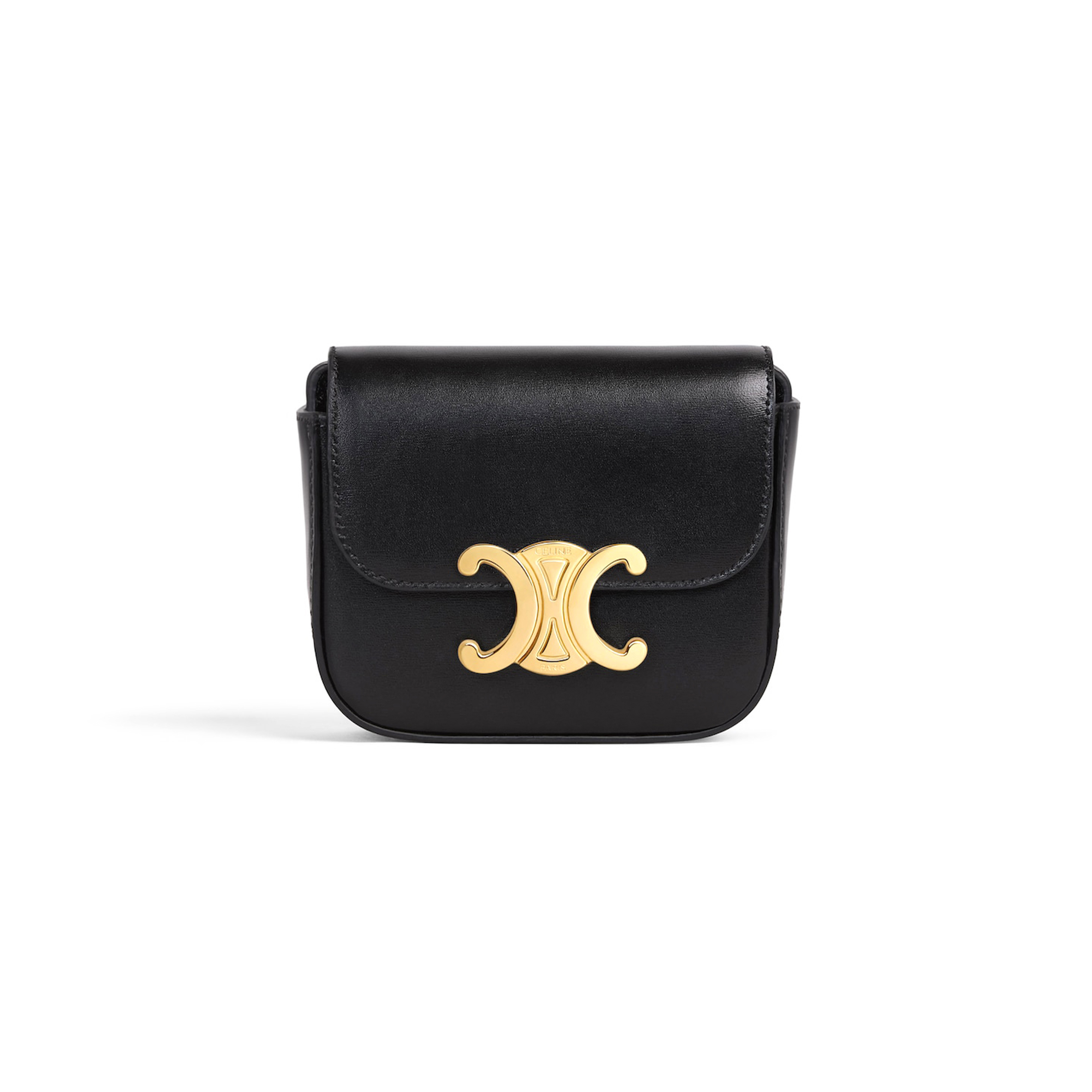 Ce**e mini claude in shiny calfskin 10i513dpv.38no (11*8*4cm)